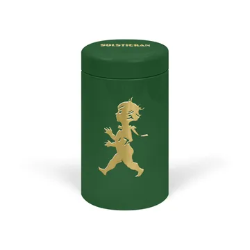 Puszka na zapałki Solstickan 100 -pak - Zielono-złota - Solstickan Design