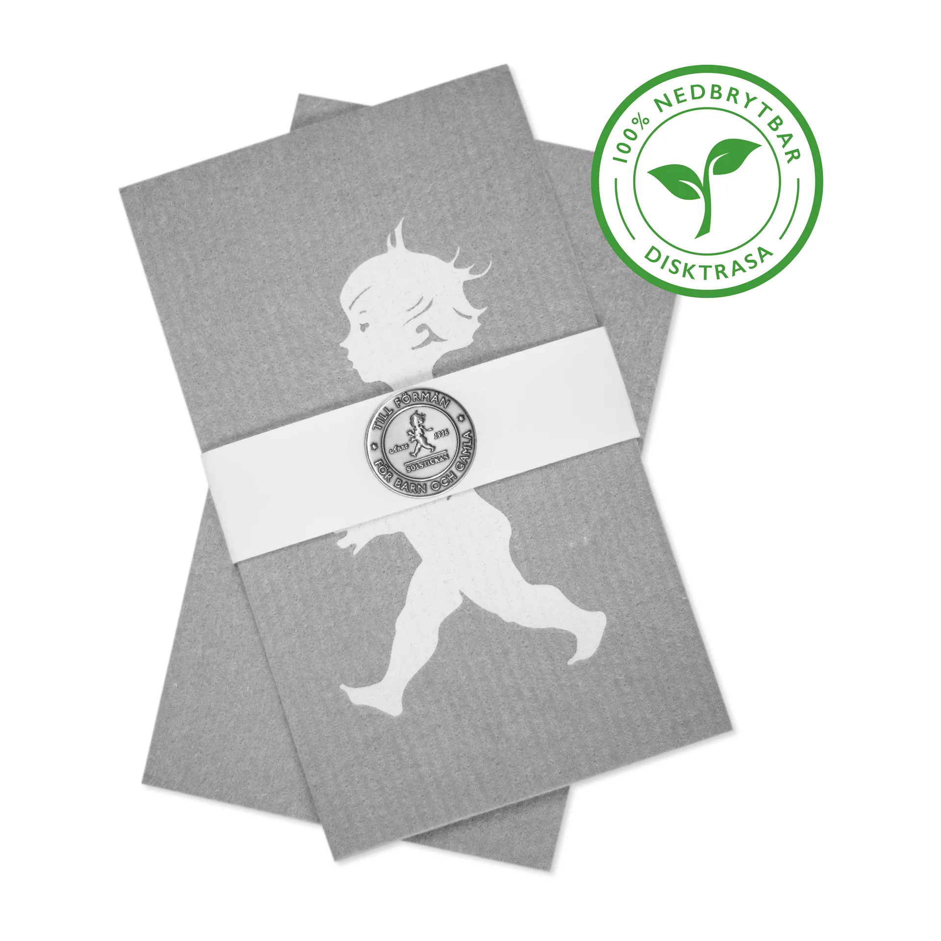 Ścierka kuchenna Solstickan 2-pak, Szary Solstickan Design