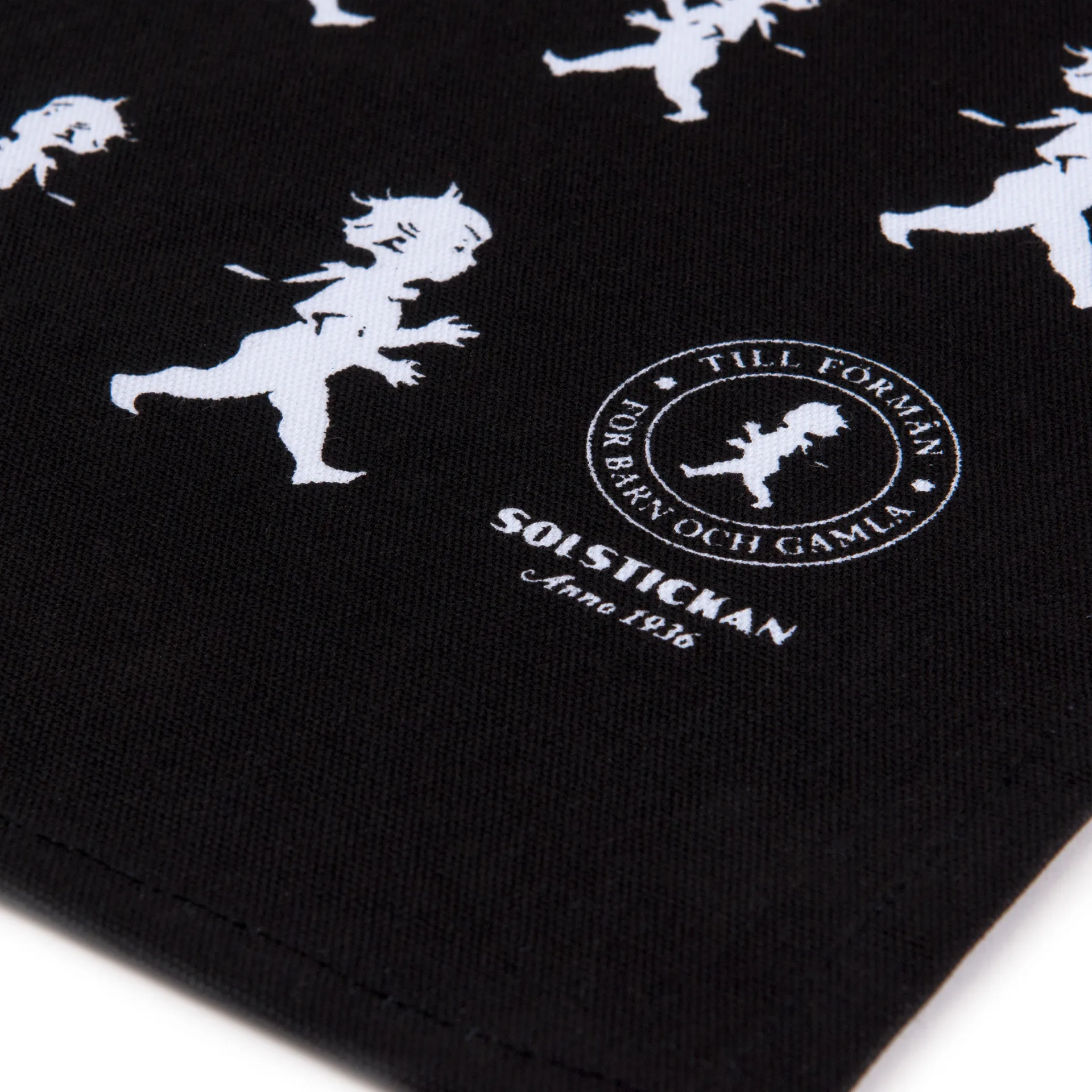 Ścierka kuchenna Solstickan 50x70 cm , Czarny-biały  Solstickan Design