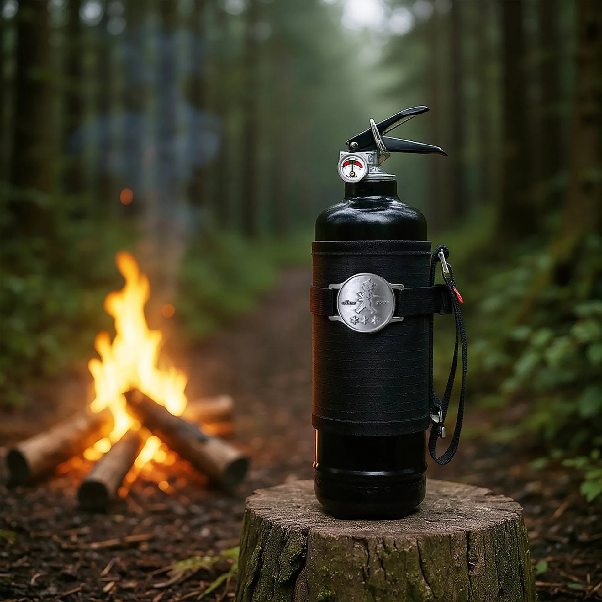 Solstickan gaśnica 6 kg, Outdoor edition, Czarny Solstickan Design