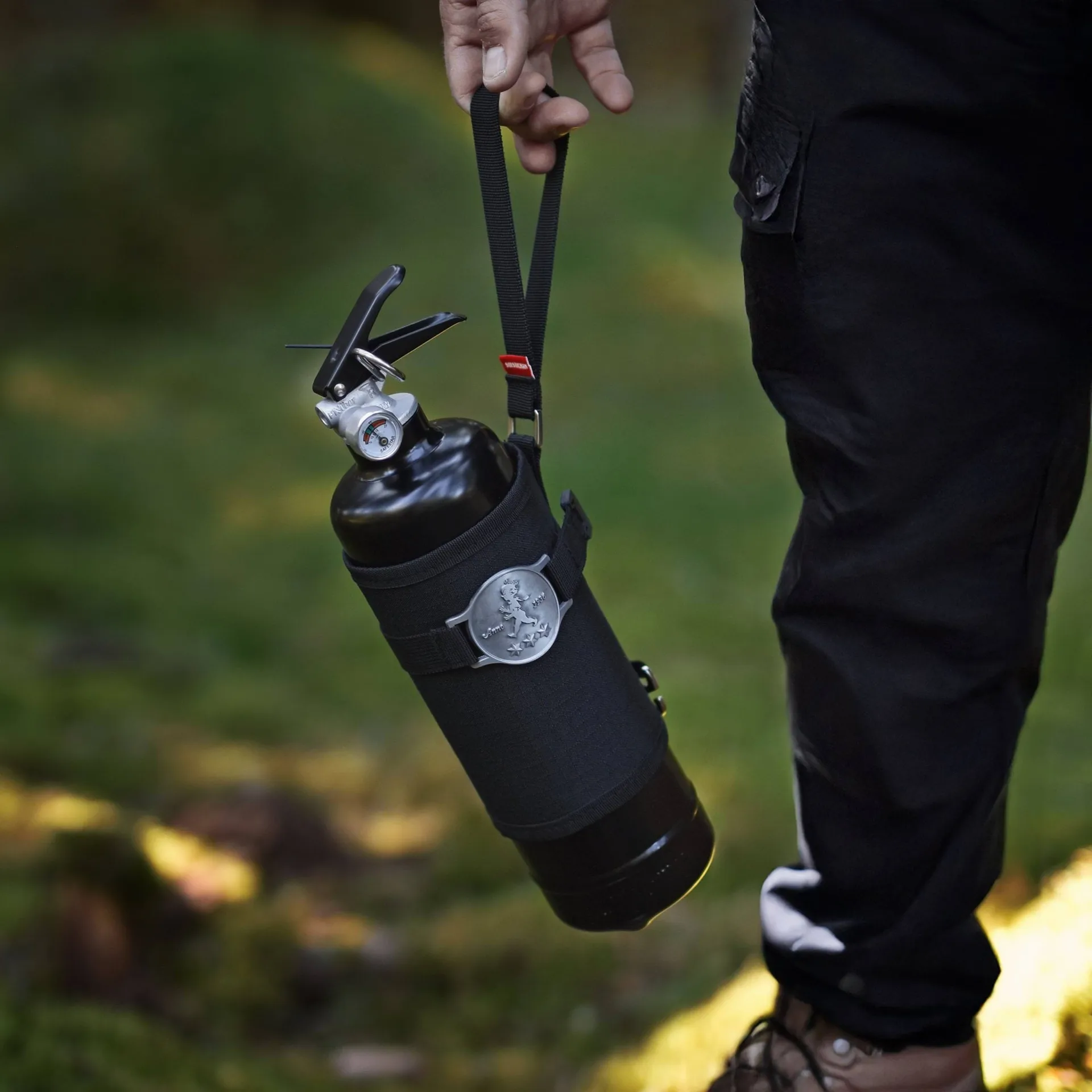 Solstickan gaśnica 6 kg, Outdoor edition, Czarny Solstickan Design