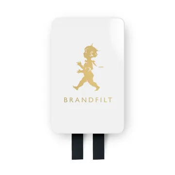 Solstickan koc gaśniczy 16x2,7x25 cm - Biały-złoty - Solstickan Design