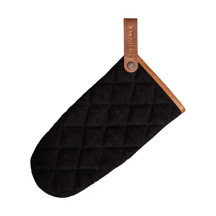 Solstickan rękawica kuchenna canvas - Czarny - Solstickan Design