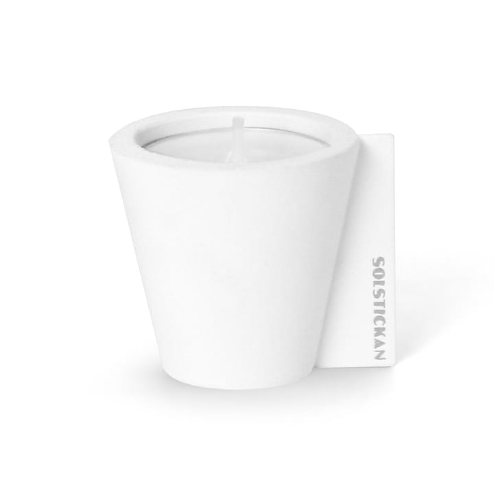 Świecznik Flipp 5x6 cm  - Biały - Solstickan Design