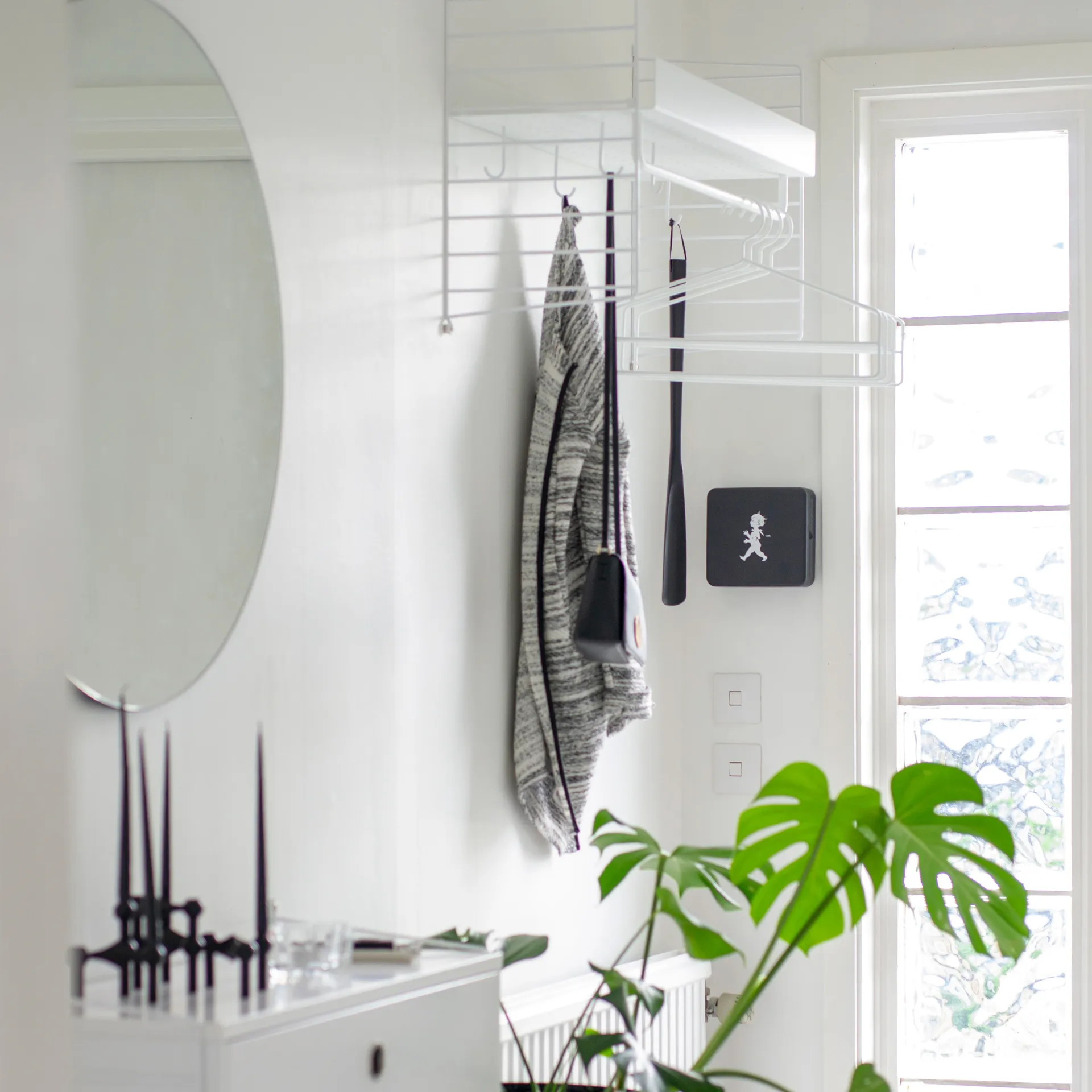 Szafka na klucze Solstickan 16x17 cm, Czarny Solstickan Design