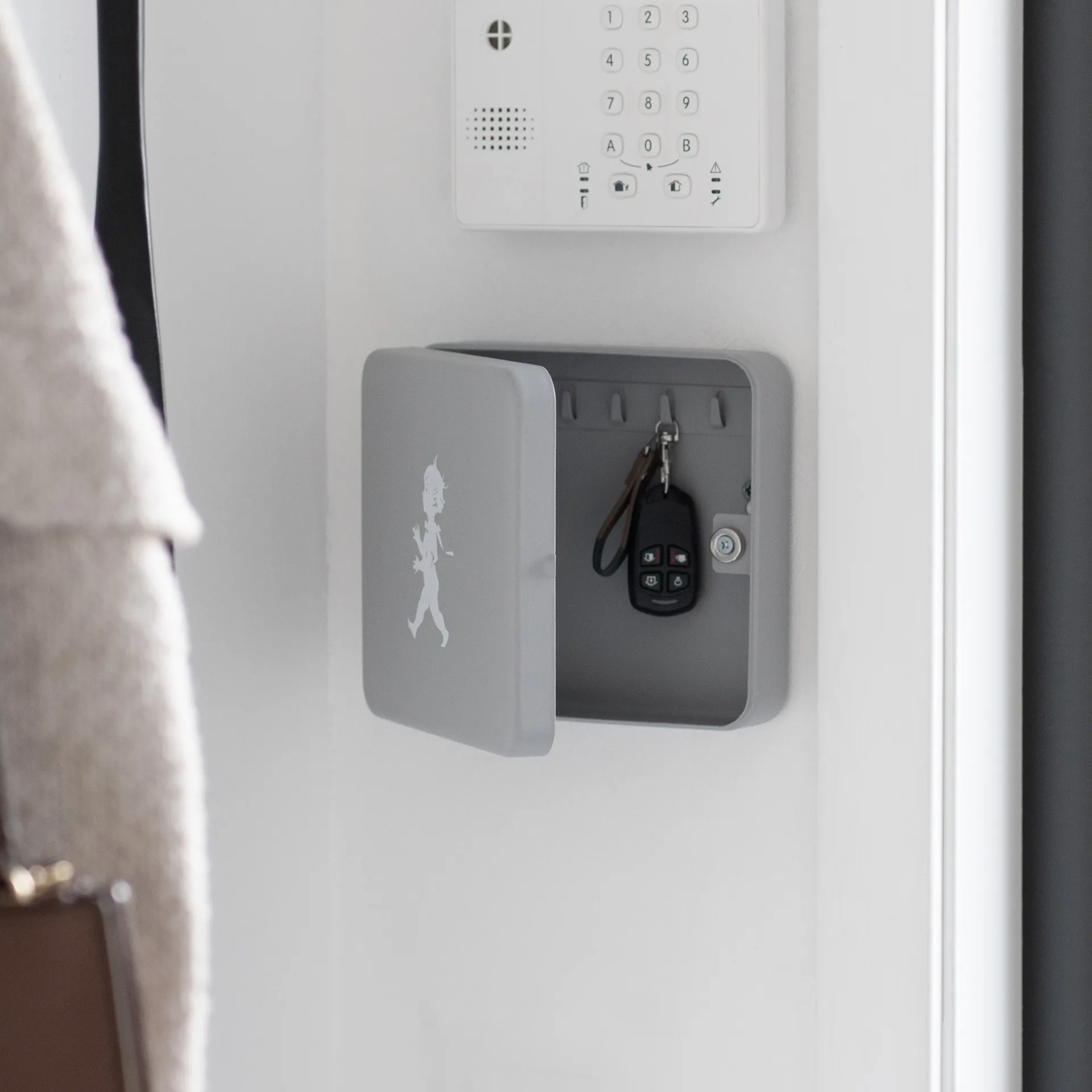 Szafka na klucze Solstickan 16x17 cm, Szary Solstickan Design