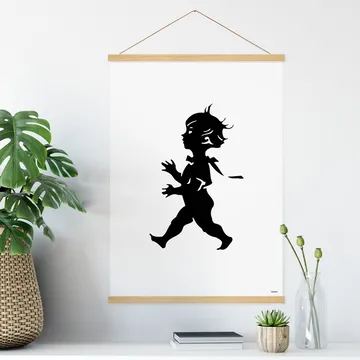 Zawieszka na plakaty Solstickan 51 cm - Dąb - Solstickan Design