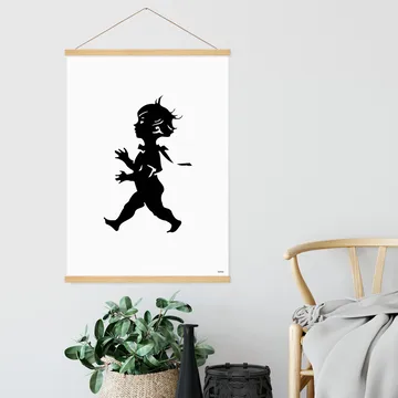 Zawieszka na plakaty Solstickan 51 cm - Dąb - Solstickan Design