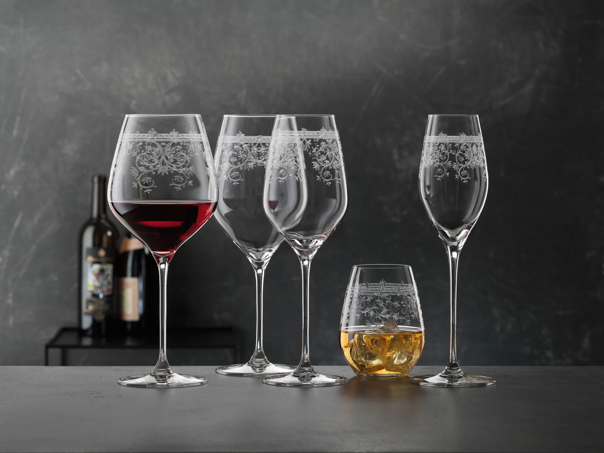 Arabesque szklanki typu tumbler 460 ml, 2‑pak, Przezroczysty Spiegelau