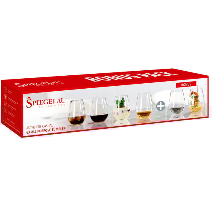 Authentis Casual allglas 6-pack, przezroczysty Spiegelau