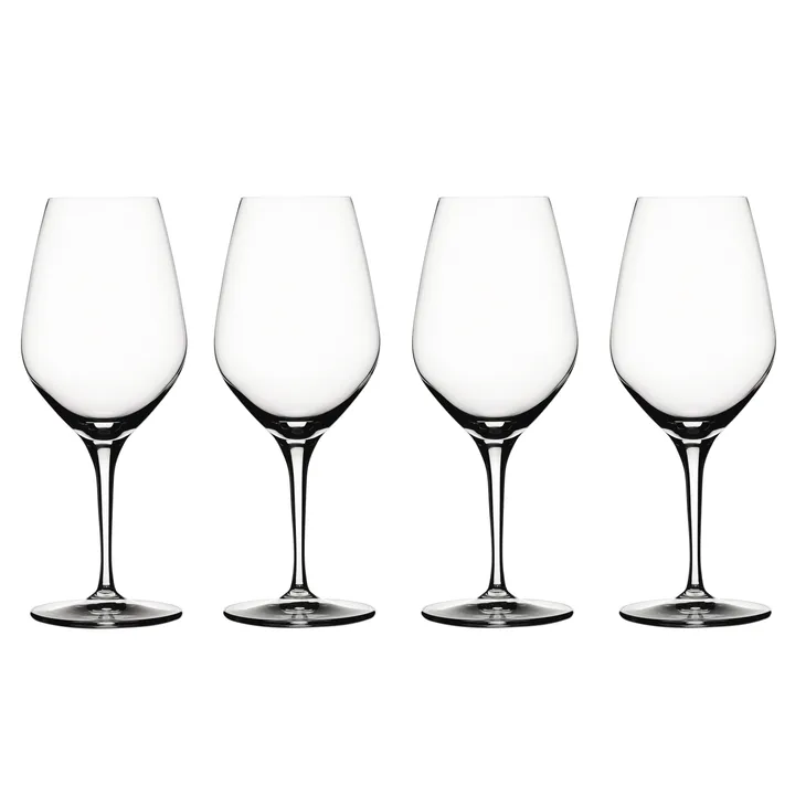 Authentis kieliszki do czerwonego wina 480 ml, 4‑pak - przezroczysty - Spiegelau
