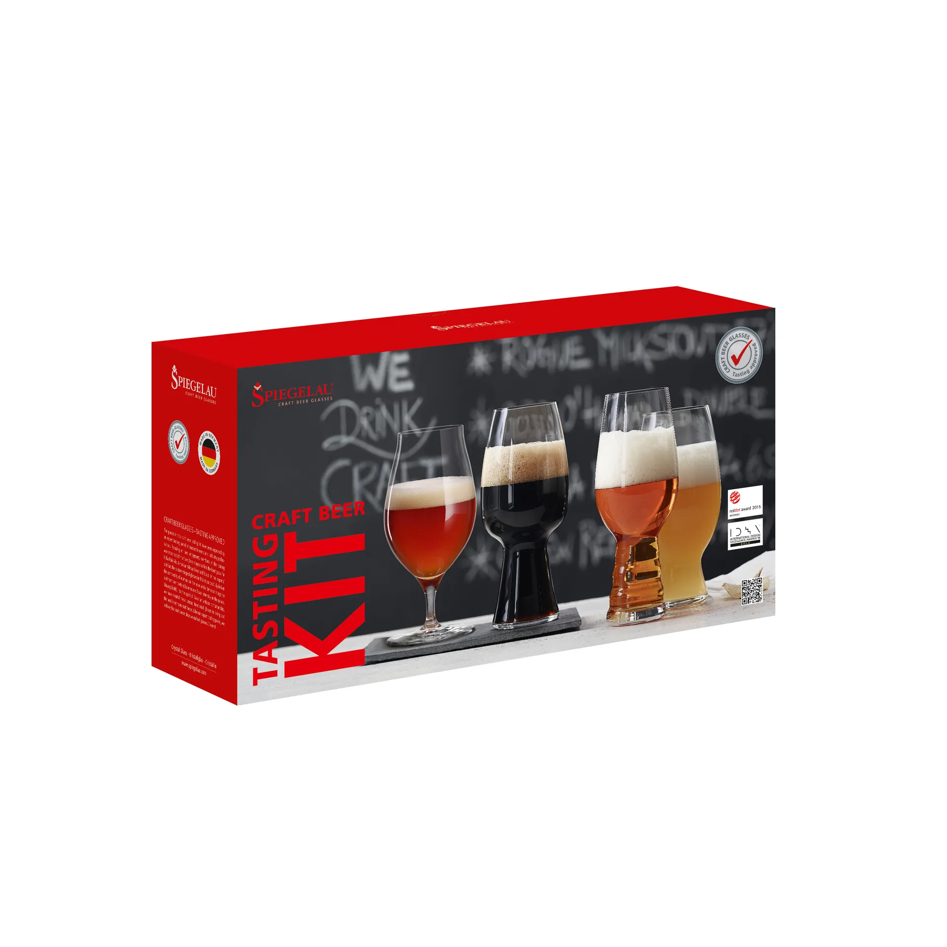 Beer Classics Oil Sampler Set 4-pack, przezroczysty Spiegelau