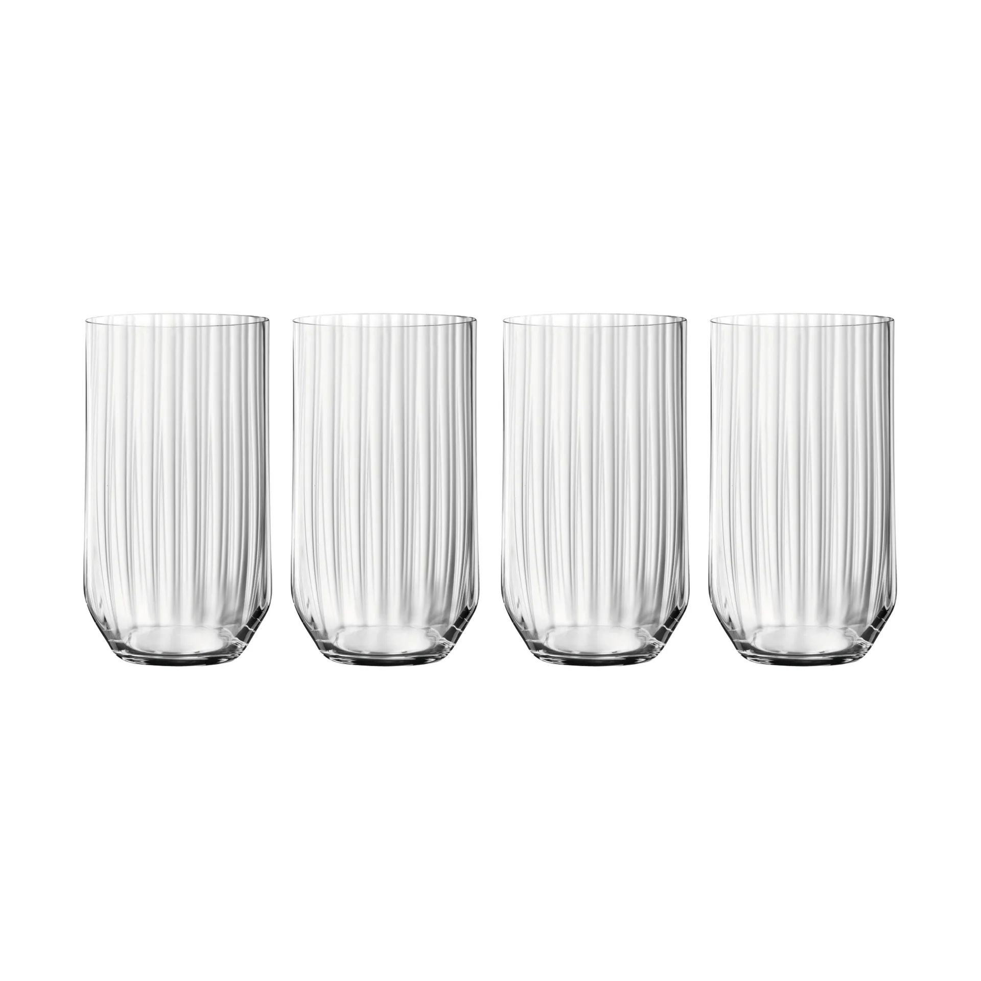 Linear long drink szklanka 445 ml, 4‑pak, Jasny Spiegelau
