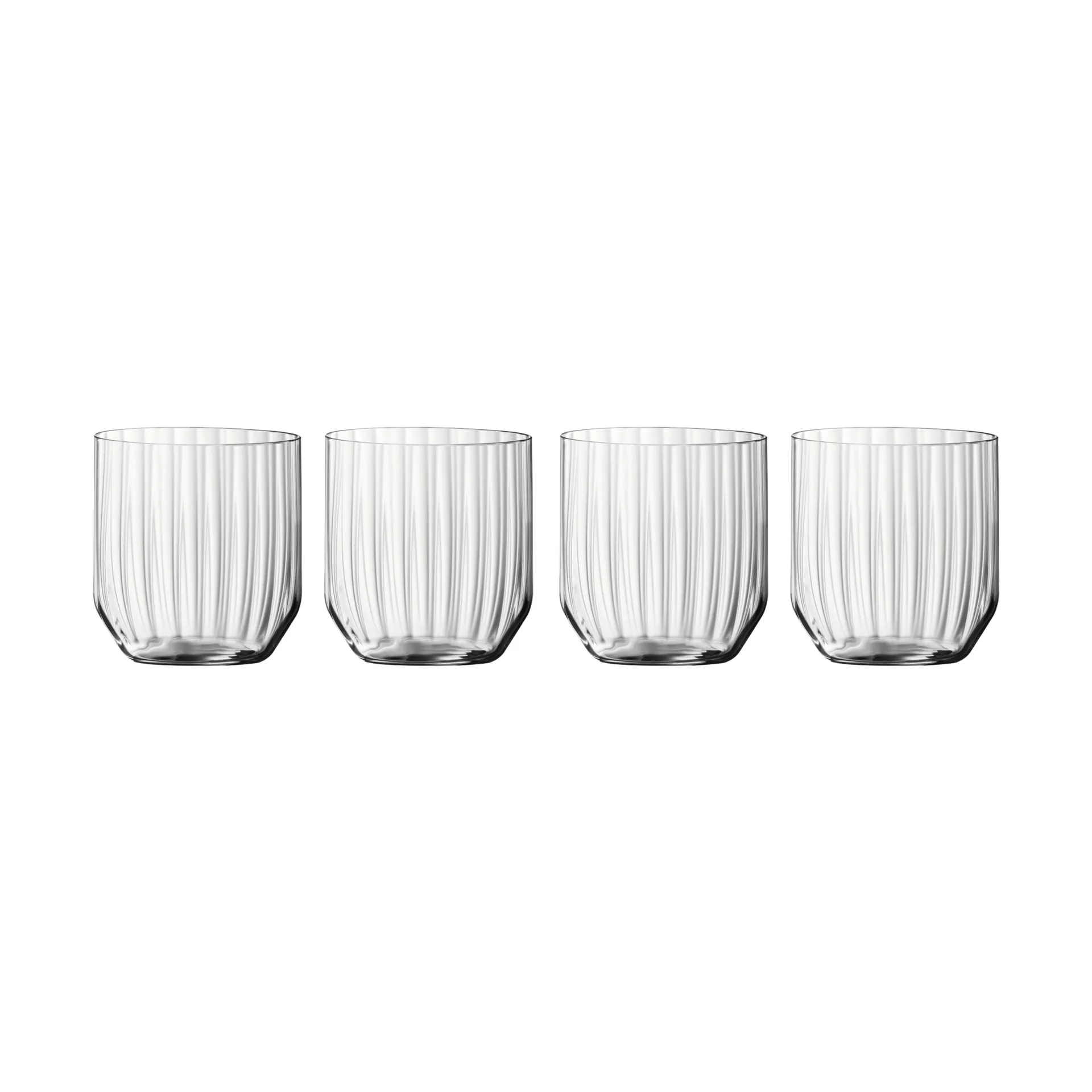 Linear whiskey tumbler 345 ml szklanki 4‑pak, Jasny Spiegelau