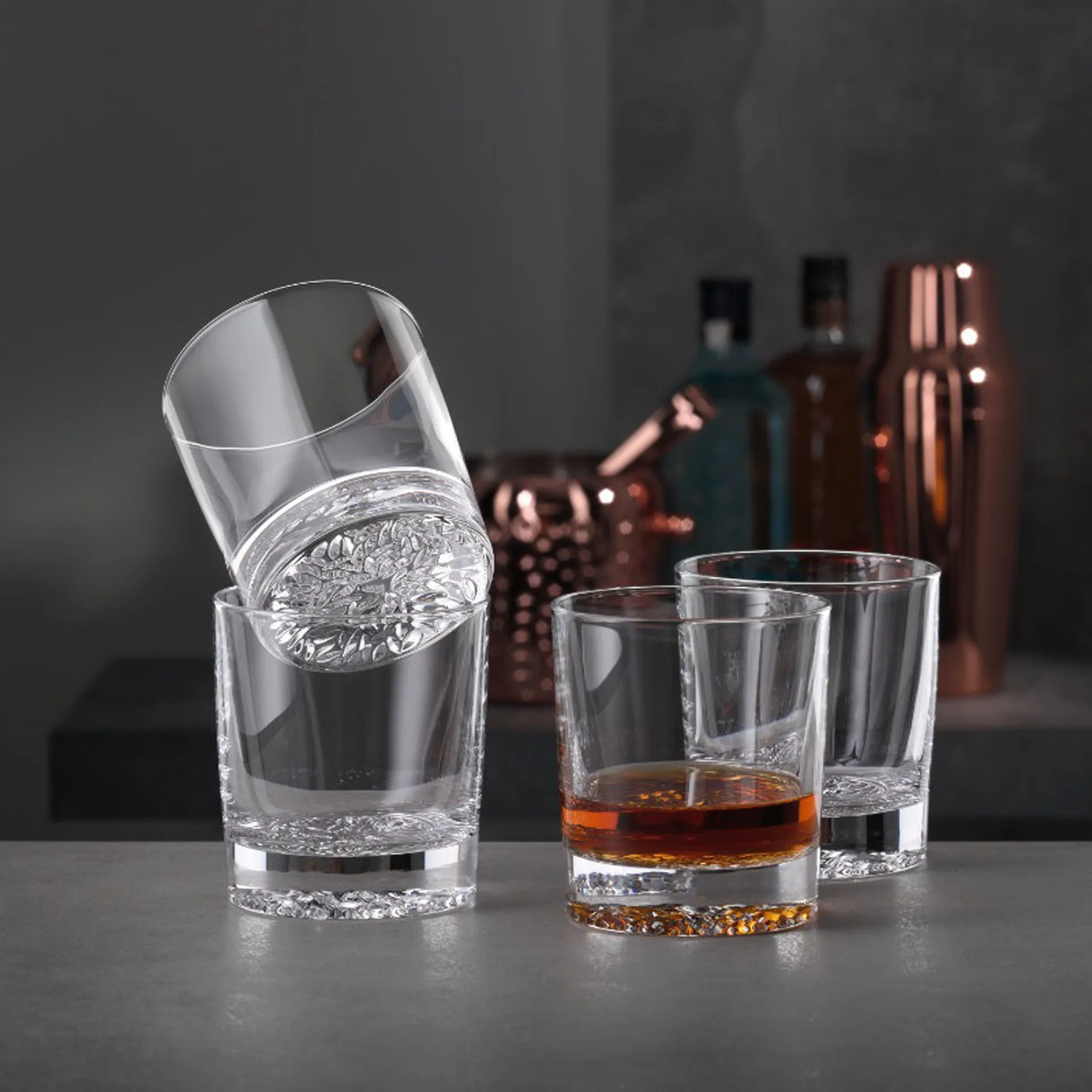 Lounge 2.0 szklanki do whisky 309 ml, zestaw 4 szt., Przezroczysty Spiegelau