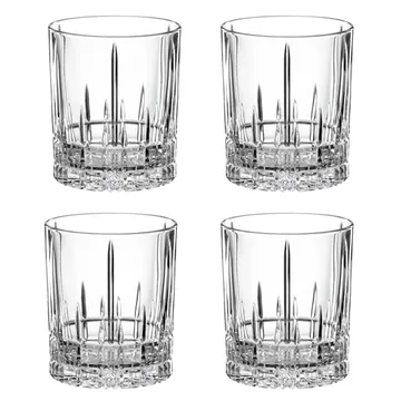 Perfect Serve szklanki do whisky DOF 370 ml, 4‑pak - przezroczysty - Spiegelau