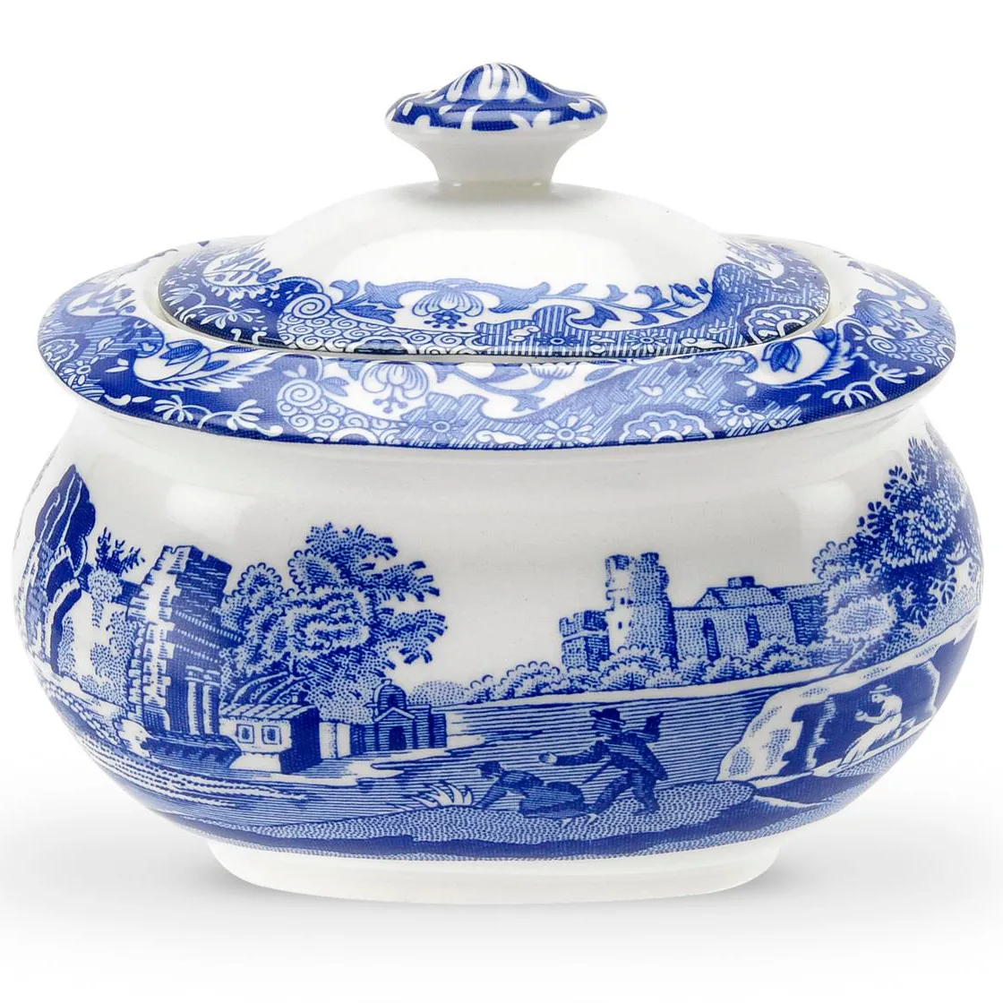 Blue Italian cukiernica z pokrywką, 250 ml Spode