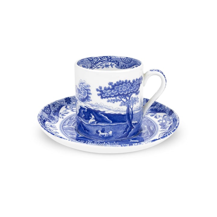 Blue Italian filiżanka do espresso ze spodkiem - 9 cl - Spode