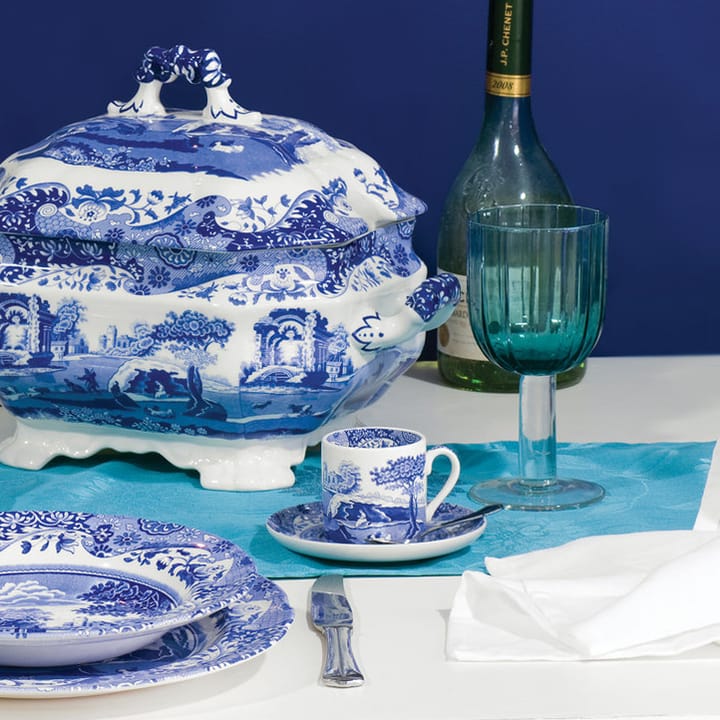 Blue Italian filiżanka do espresso ze spodkiem, 9 cl Spode