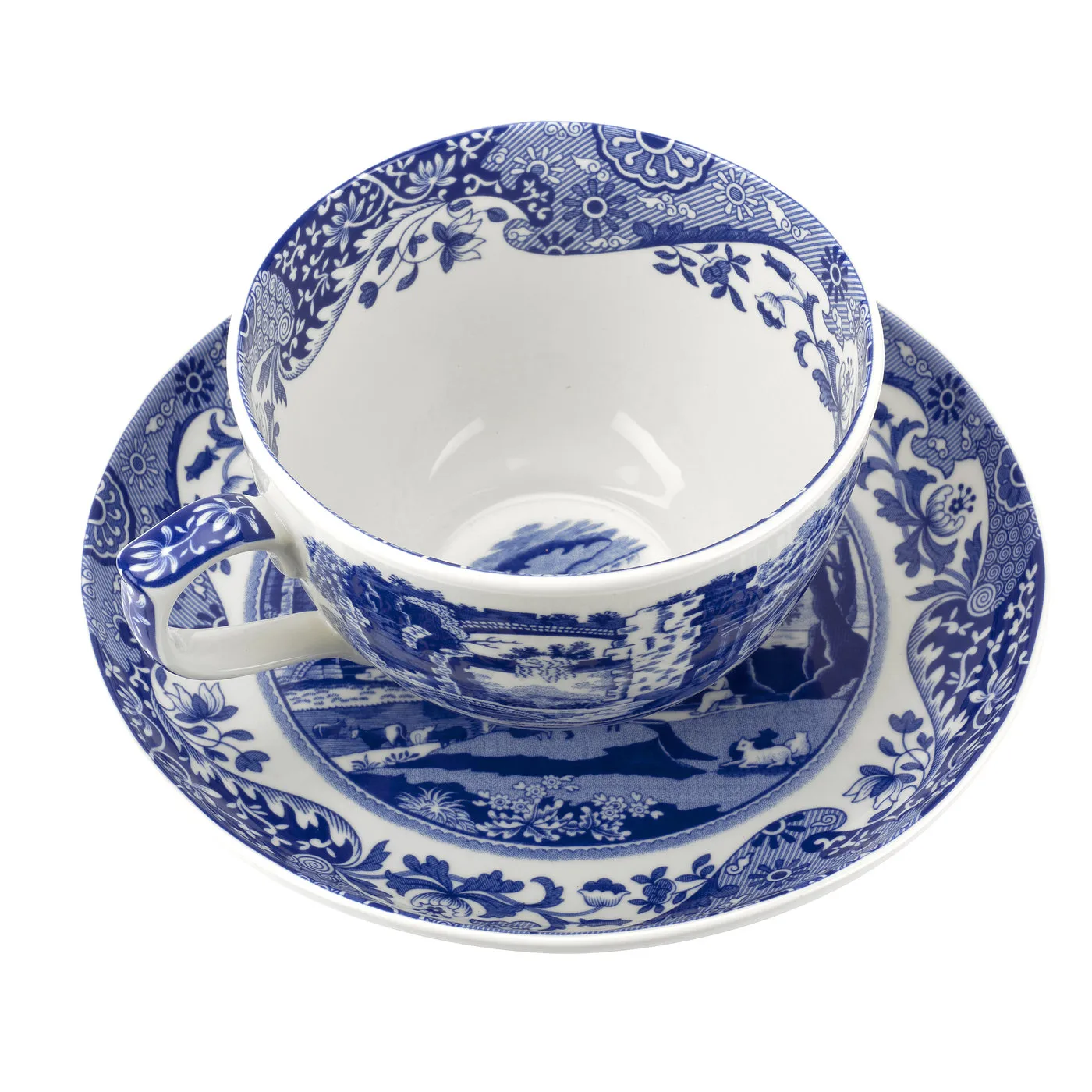Blue Italian filiżanka jumbo ze spodkiem, 56 cl Spode