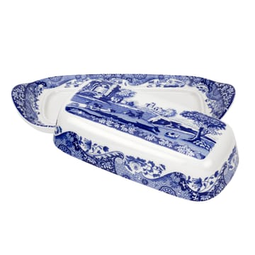 Blue Italian pudełko na masło - 20x10 cm - Spode