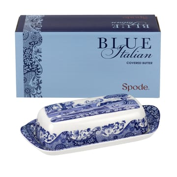 Blue Italian pudełko na masło - 20x10 cm - Spode