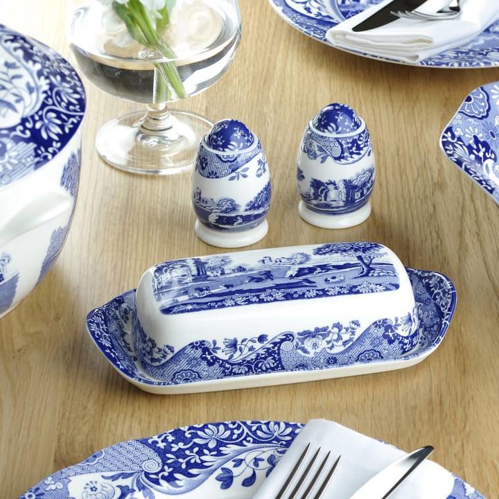 Blue Italian pudełko na masło, 20x10 cm Spode