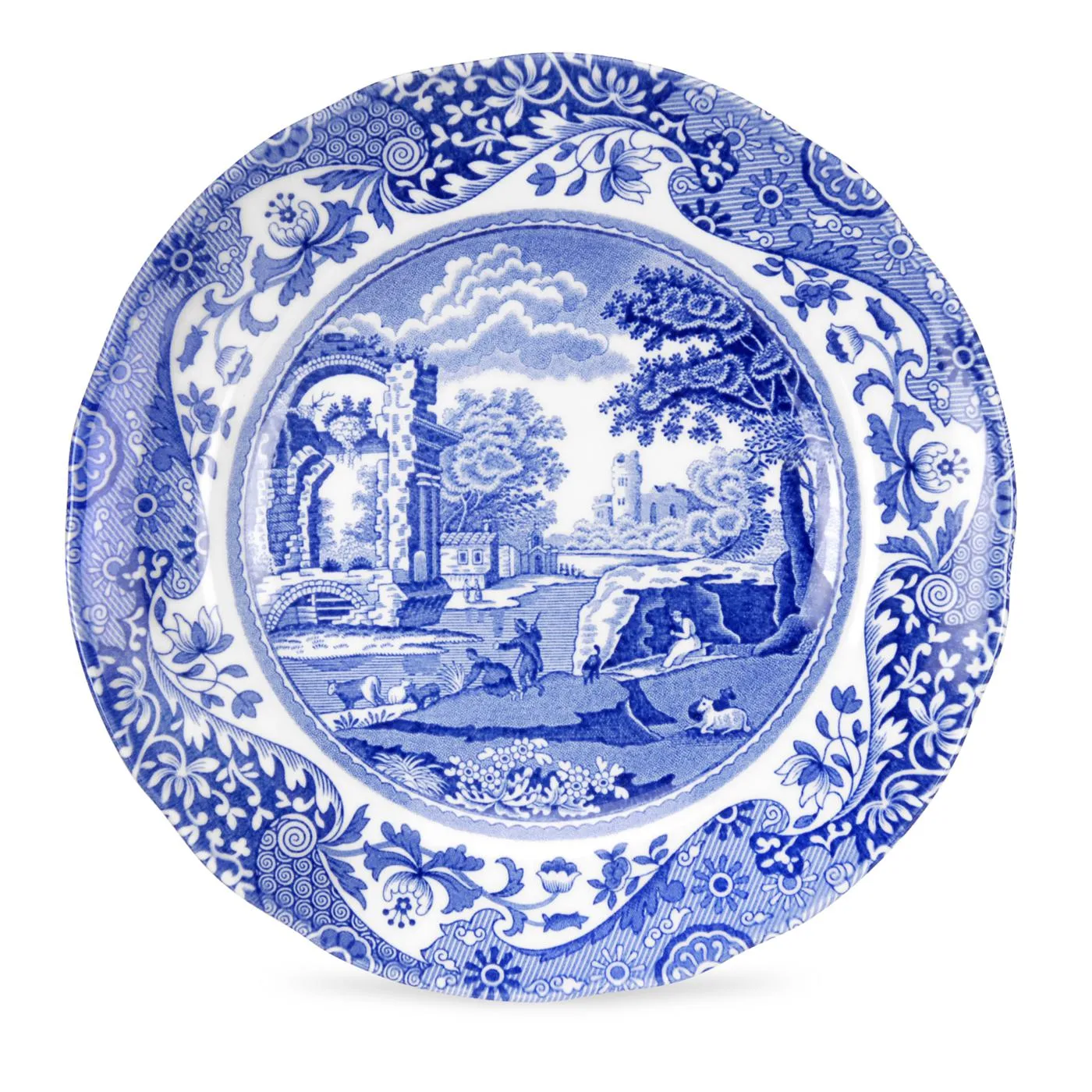 Blue Italian talerz, 15 cm Spode