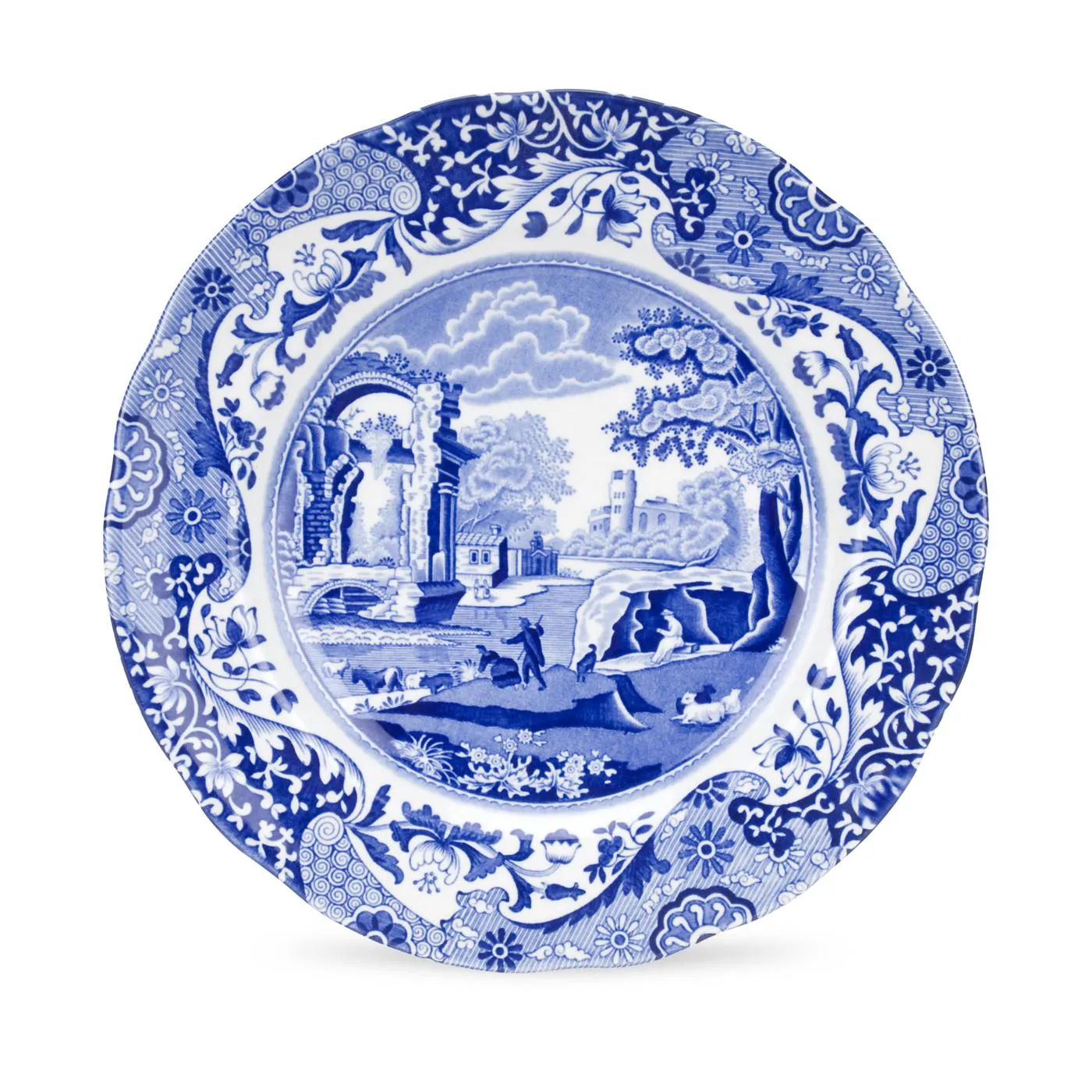 Blue Italian talerz, 23 cm Spode
