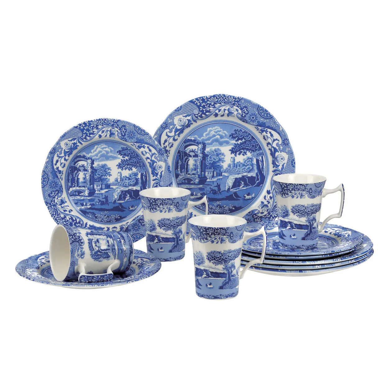 Blue Italian zestaw startowy, 12 elementów Spode