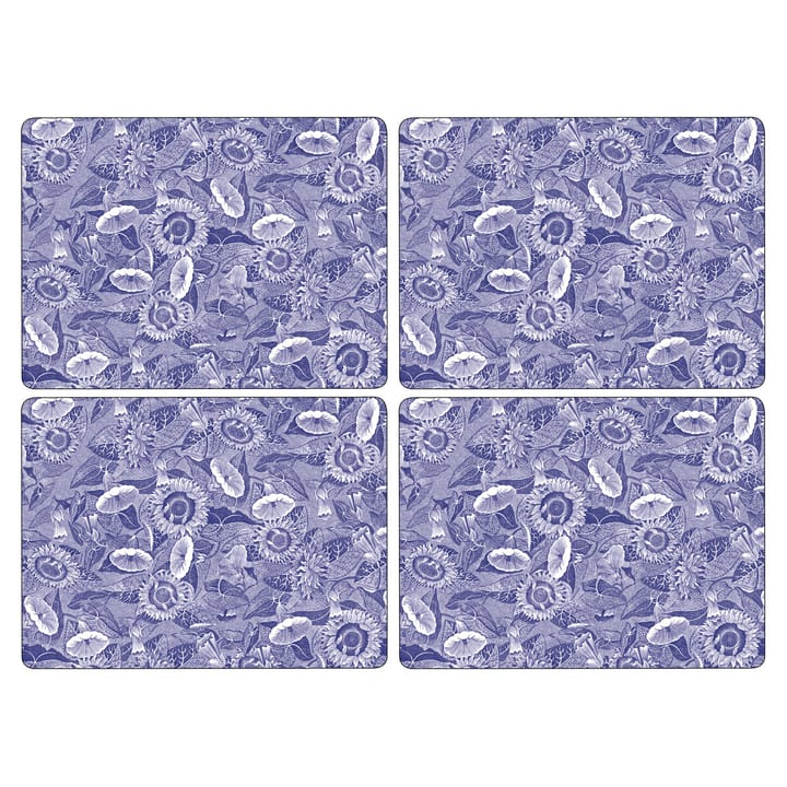 Blue Room Sunflower placemat 30x40 cm 4-pack - Niebiesko-biały - Spode