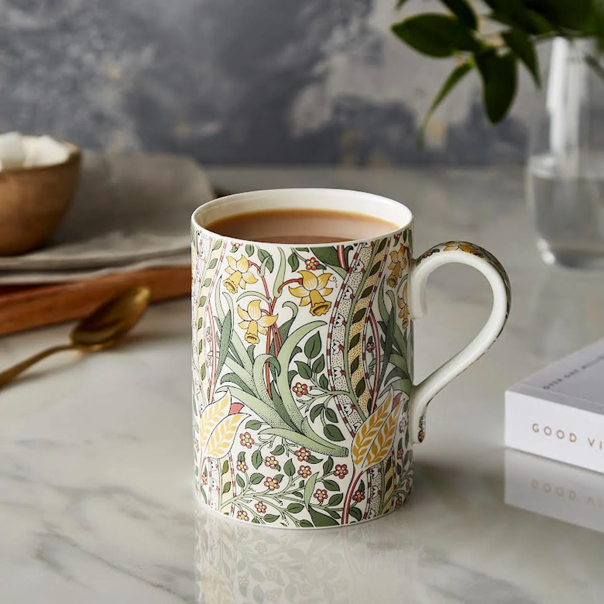 Daffodil kubek 350 ml, Liść laurowy, marzana Spode