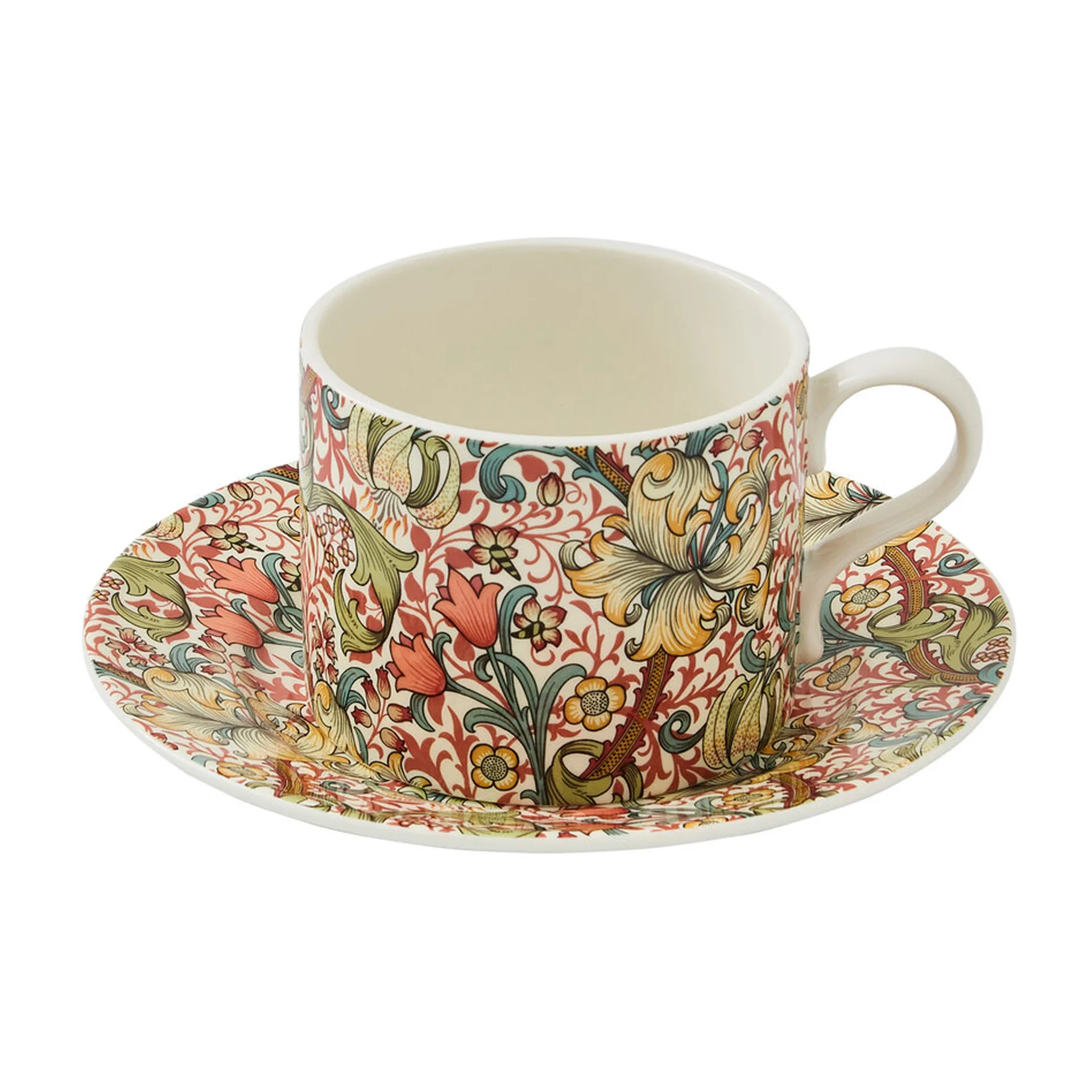 Golden Lily filiżanka ze spodkiem 280 ml, Multi Spode
