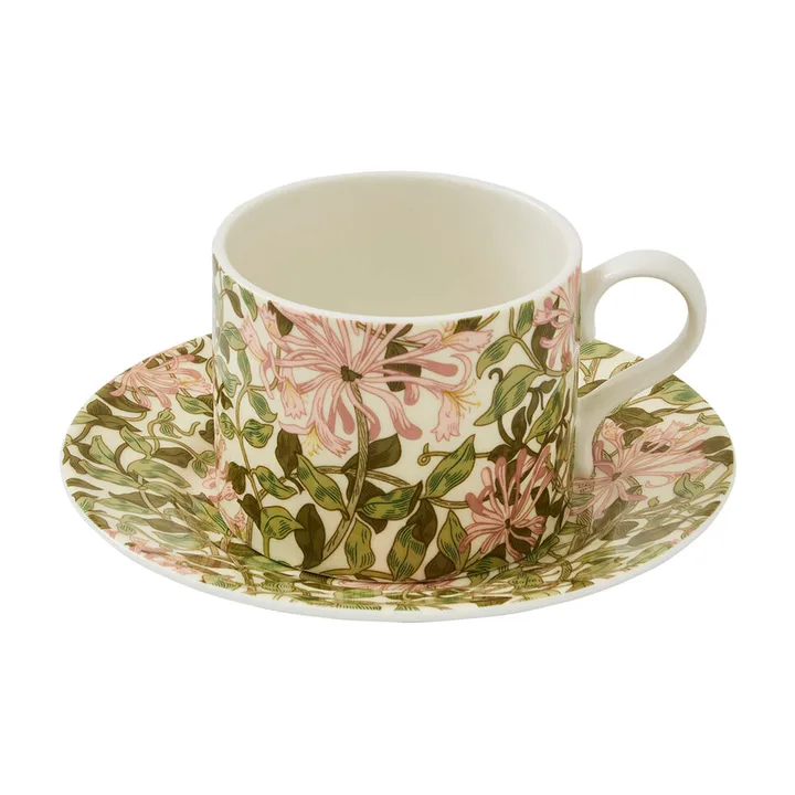 Honeysuckle filiżanka ze spodkiem 280 ml - Multi - Spode