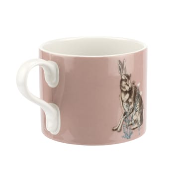 Kubek Pimpernel &amp; Forest Hare 34 cl 2-pak - Zielono-różowy - Spode