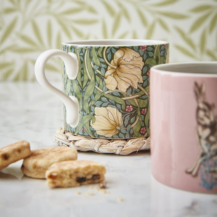 Kubek Pimpernel &amp; Forest Hare 34 cl 2-pak - Zielono-różowy - Spode