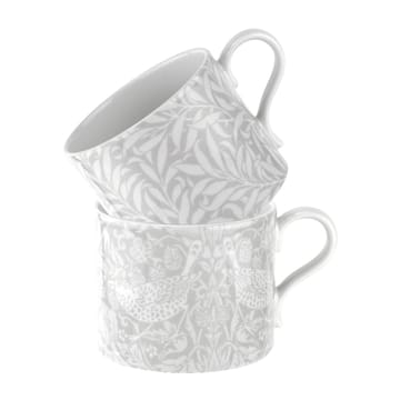 Kubek Strawberry Thief & Willow Bough 34 cl, 2 szt. - Grey - Spode