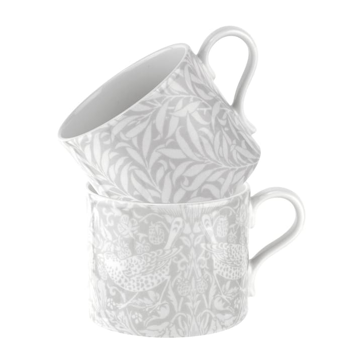 Kubek Strawberry Thief & Willow Bough 34 cl, 2 szt. - Grey - Spode