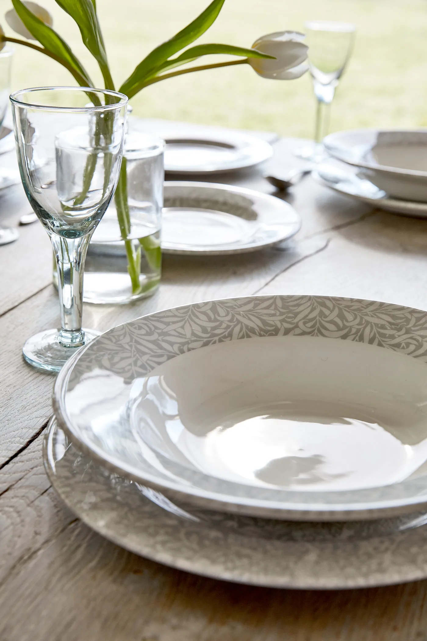 Talerz Strawberry Thief Ø28 cm, Grey Spode