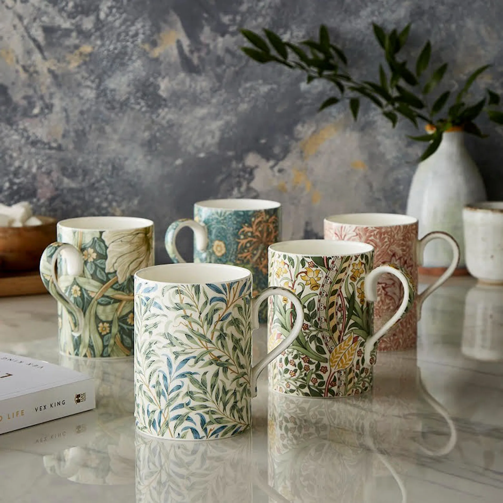 Willow Bough kubek 350 ml, Privet slate Spode