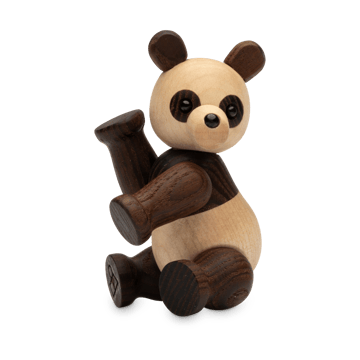 Dekoracja Pixi Panda Klon 9 cm - Brązowy - Spring Copenhagen