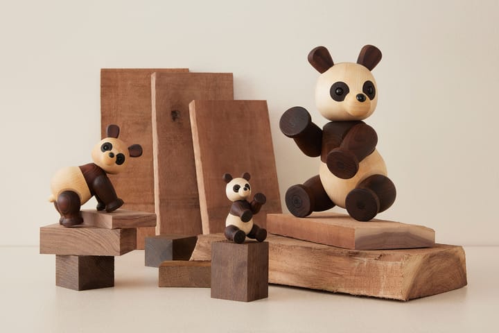 Dekoracja Pixi Panda Klon 9 cm - Brązowy - Spring Copenhagen