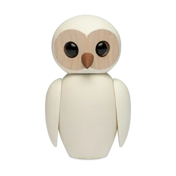 Dekoracja sowa Wise 7 cm - Biały - Spring Copenhagen