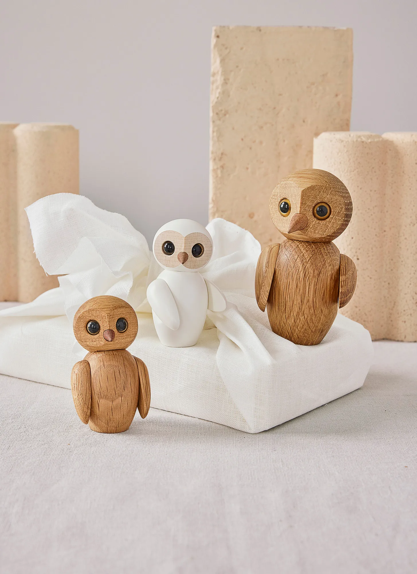 Dekoracja sowa Wise 7 cm, Biały Spring Copenhagen