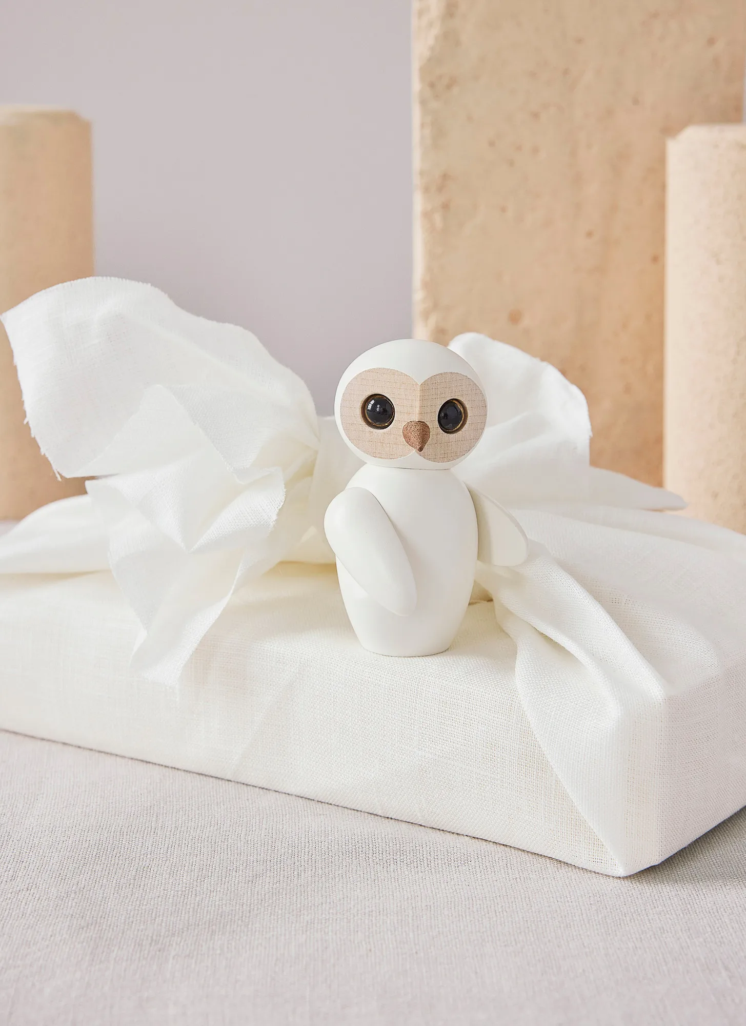 Dekoracja sowa Wise 7 cm, Biały Spring Copenhagen