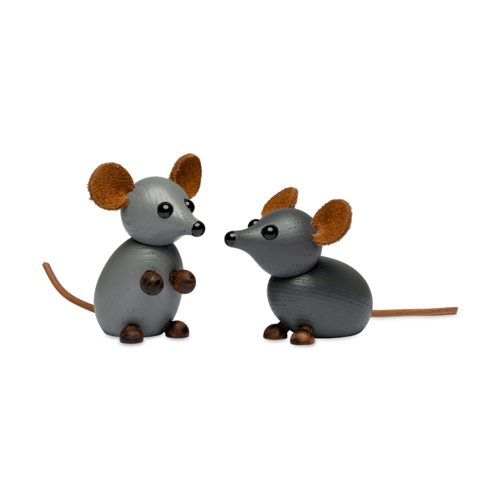 Dekoracja The farm mouse 7 cm, Szary Spring Copenhagen