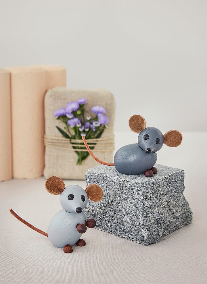 Dekoracja The house mouse 4,5 cm, Szary Spring Copenhagen