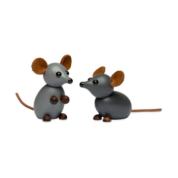Dekoracja The house mouse 4,5 cm - Szary - Spring Copenhagen