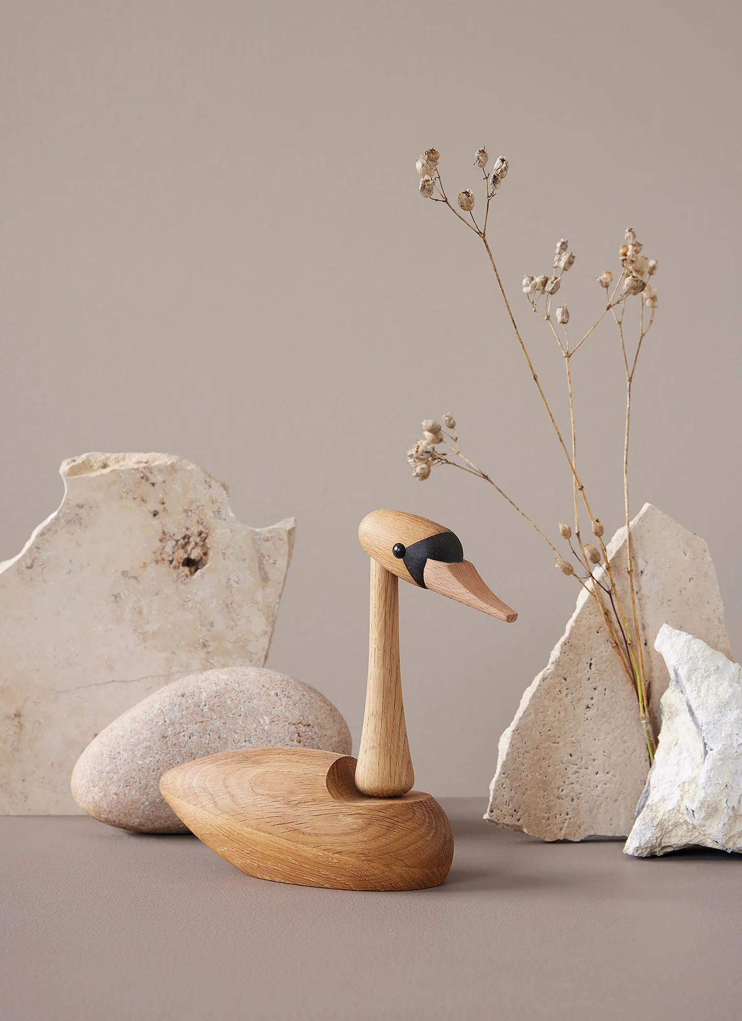 Dekoracja w postaci łabędzia The Swan, Dąb Spring Copenhagen