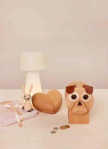 Dekoracja w postaci zająca Mini Jumper - Jasnoróżowy - Spring Copenhagen